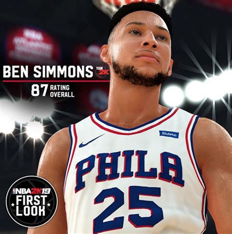 NBA 2K Gives Ben Simmons an 87 Ranking and He Isn't Happy About It ...