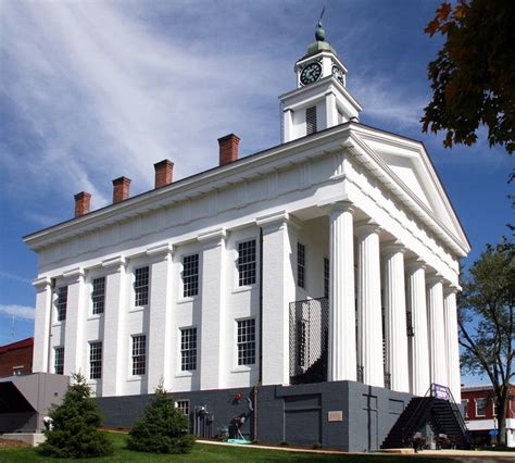 The Orange County Courthouse is located on Courthouse Square in Paoli ...