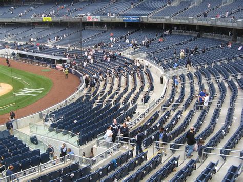 Post-game view of the Legends Suite seating behind home plate at Yankee ...