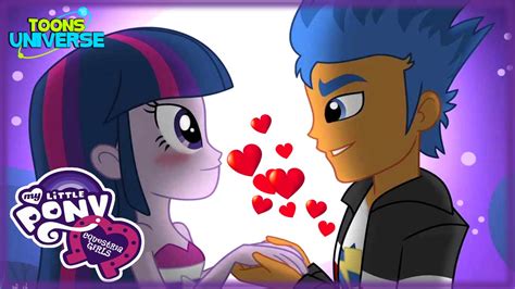 My Little Pony Twilight Sparkle And Flash Sentry Kiss