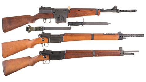 Three French Military Rifles with Bayonets | Rock Island Auction