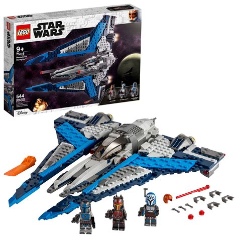 LEGO Star Wars Mandalorian Starfighter 75316 Building Toy for Kids (544 Pieces) - Walmart.com ...