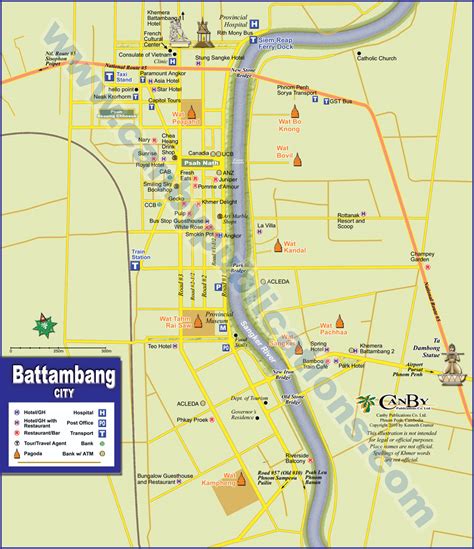 Welcome to Battambang: Map Battambang City