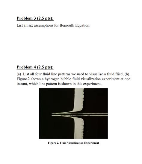 Solved List all six assumptions of the bernoulli equation | Chegg.com