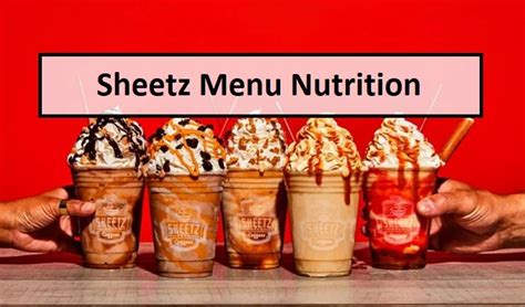 Sheetz Menu Nutrition [ Updated: April 2024 ]