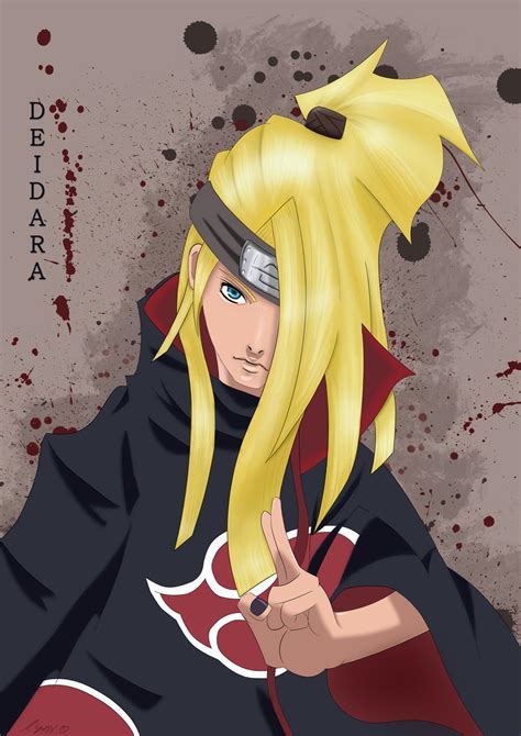 Deidara by Lynxaria on DeviantArt