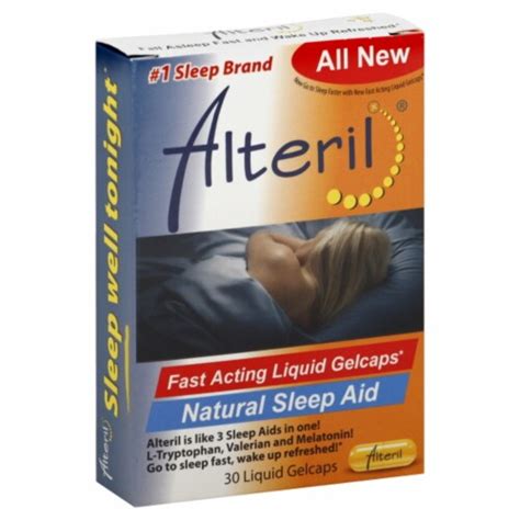 Alteril Fast Acting Natural Sleep Aid Liquid Gelcaps, 30 ct - Fry’s ...