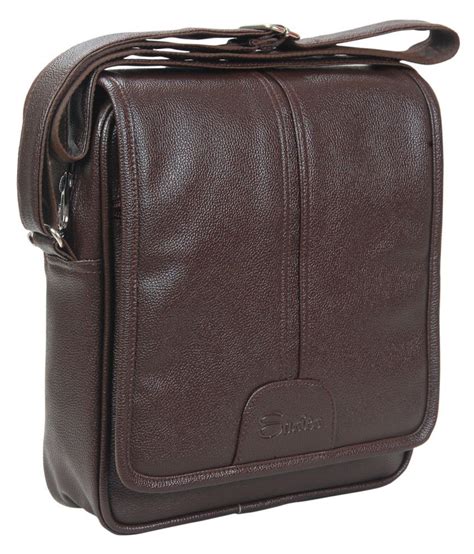 Easies Brown Synthetic Office Messenger Bag - Buy Easies Brown Synthetic Office Messenger Bag ...