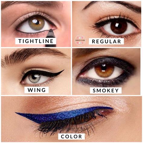 Different types of eyeliner looks | Eyeliner looks, Eyeliner, Eye makeup