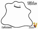 Ditto Pokemon Coloring Pages Sketch Page sketch template
