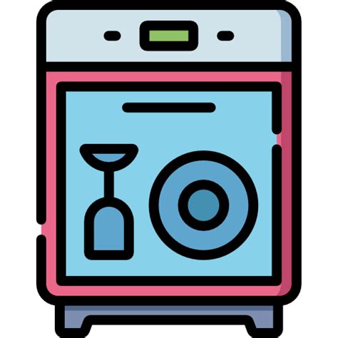 Dishwasher Special Lineal color icon