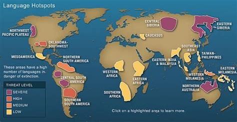 Endangered Languages Map