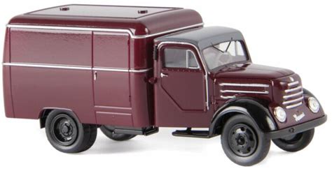 Brekina - 1950s Robur Garant Rounded Box-Body Delivery Truck ...