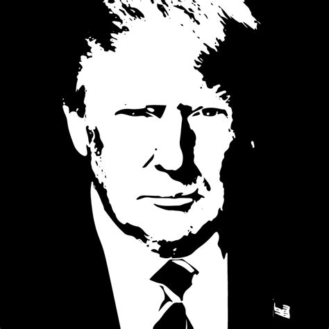 Trump Silhouette Vector at Vectorified.com | Collection of Trump Silhouette Vector free for ...