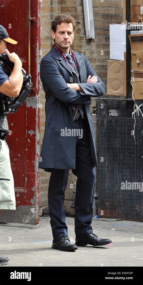 On the set of the ABC show 'Forever' Featuring: Ioan Gruffudd Where: New York City, New York ...