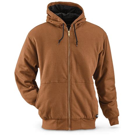 Walls Men's Water Resistant Fleece Hooded Jacket - 671158, Insulated Jackets & Coats at ...