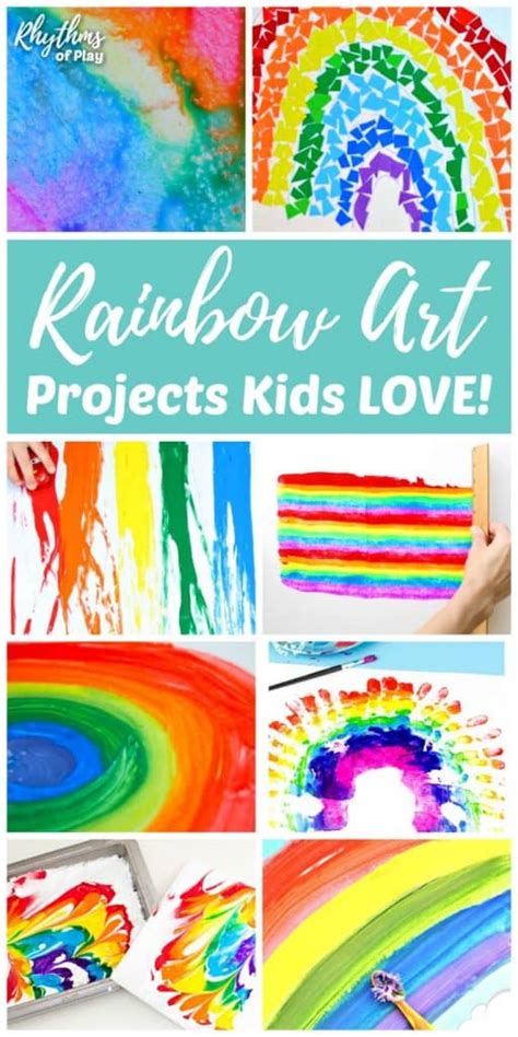 Rainbow Arts, Crafts, and Painting Ideas | RoP