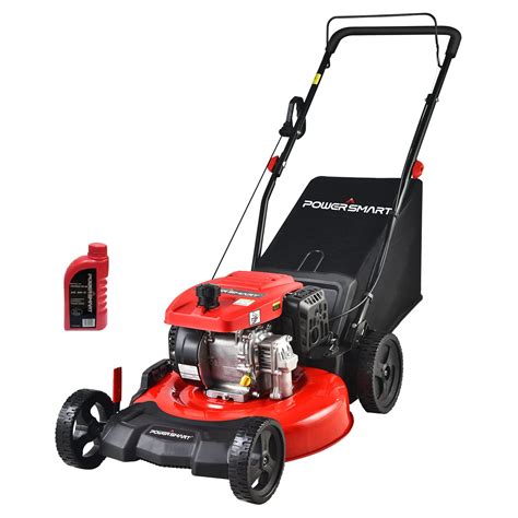 PowerSmart Self Propelled Gas Lawn Mower, 21-Inch 209cc 3-in-1 Walk ...