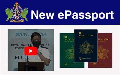 Official Launch of the New Saint Lucia Electronic Passport – Consulate General of Saint Lucia in ...