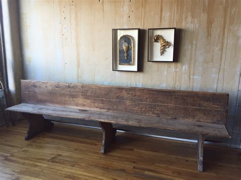 Italian Antique Church Pew- (SOLD) - Mercato Antiques - 3