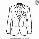 Grooms Jacket Coloring Pages sketch template