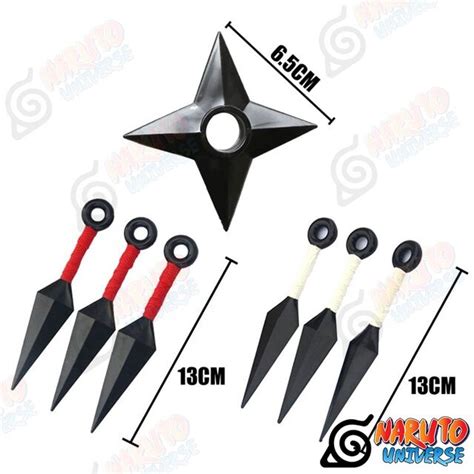 Naruto Weapon Set 7 PCS Anime | Naruto Universe Official