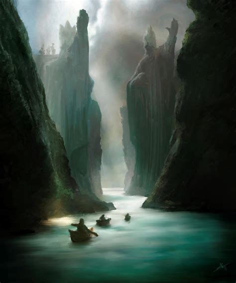 The Argonath by touchedbyred on DeviantArt