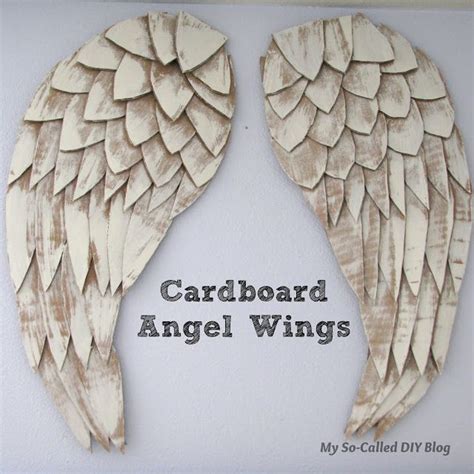 http://www.mysocalleddiyblog.com/2016/02/angel-wings-from-cardboard.html Diy Angel Wings, Angel ...