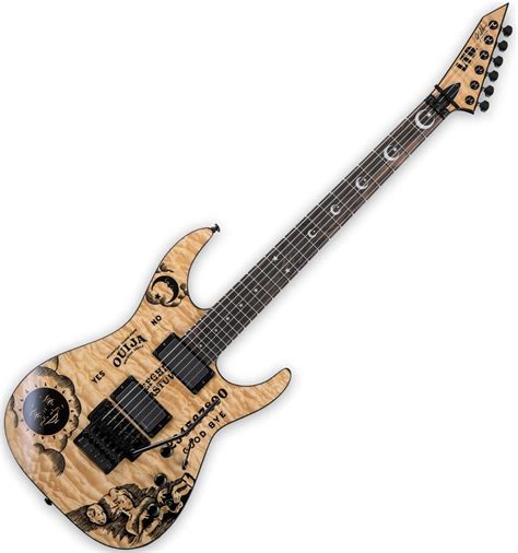 ESP LTD KH-Ouija Kirk Hammett Signature Guitar in Natural with Case