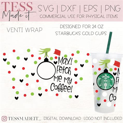 Grinch SVG - Grinch Starbucks Cup SVG - Starbucks SVG - Tess Made It