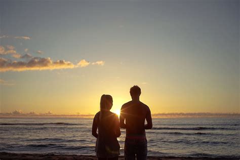 silhouette couple, front, beach, couple, relationship, brothers, sisters, scene, family ...