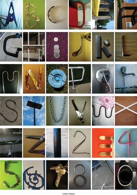 Photographic Alphabet : Metal by Colleen Glaeser, via Behance ...