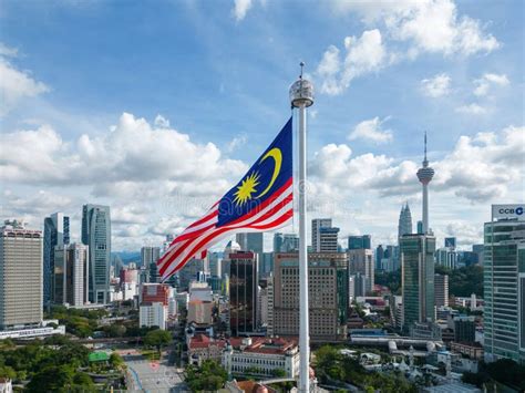 Malaysia Flag at Dataran Merdeka Editorial Image - Image of tourism ...