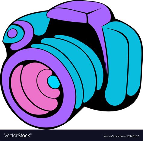 Camera icon cartoon Royalty Free Vector Image - VectorStock