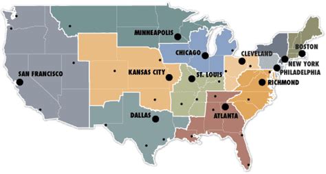 Federal Reserve Districts Map | St. Louis Fed