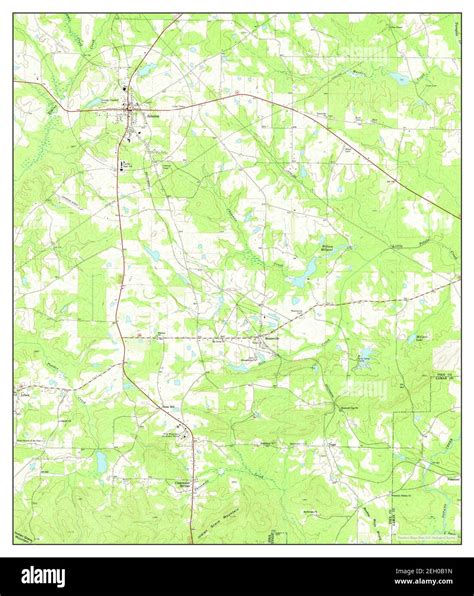 Map of zebulon georgia Cut Out Stock Images & Pictures - Alamy