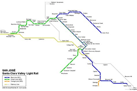 Mapa del Metro de San José para Descarga | Mapa Detallado para Imprimir