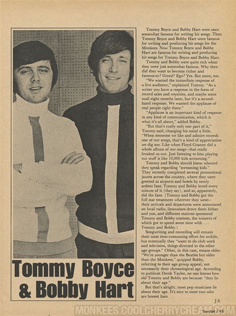 Tommy Boyce & Bobby Hart | TeenSet (December 1967) | Sunshine Factory | Monkees Fan Site