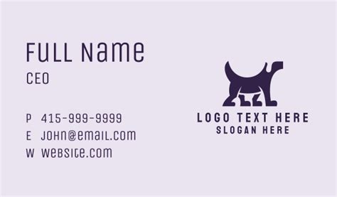 Pet Grooming Dog Business Card | BrandCrowd Business Card Maker