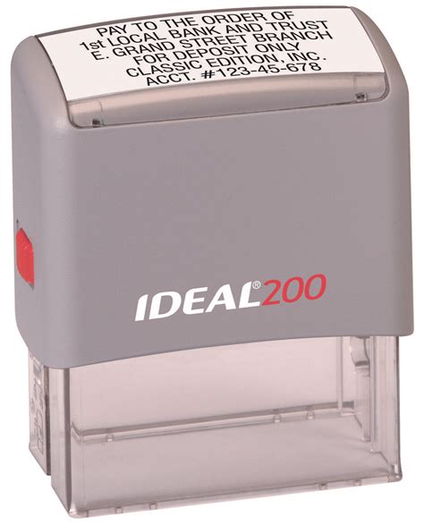 Ideal 200 Replacement Ink Pad Black Ink | eBay