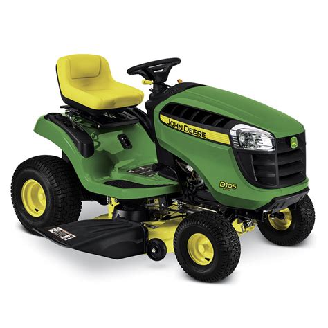 Shop John Deere D105 Automatic 42-in Riding Lawn Mower with Briggs & Stratton Engine and ...