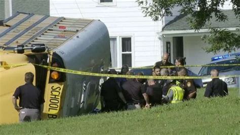 Northwestern school bus crash in Ohio: Clark County bus accident leaves student dead, 23 others ...