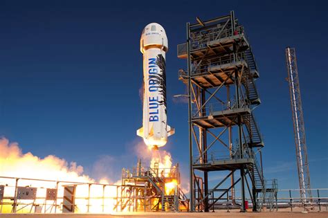 Inside Blue Origin's 60ft New Shepard rocket where everyone gets a ...