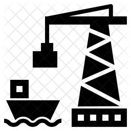 Port Icon - Download in Glyph Style