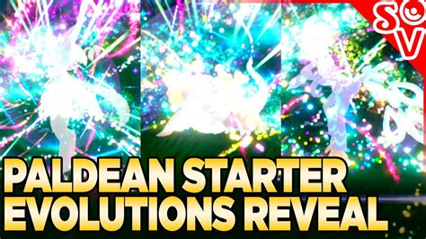 Paldean Starter Evolutions Reveal in Pokemon Scarlet and Violet - YouTube