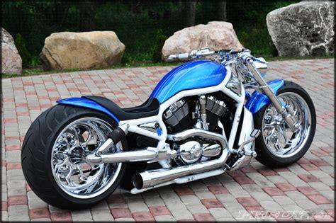 Harley-Davidson® V Rod Custom "Blue" by Fredy motorcycles