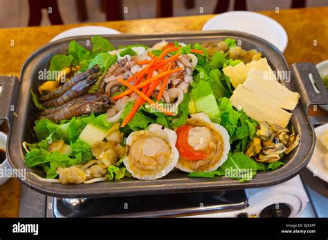 Jeju Island Seafood Stock Photo - Alamy