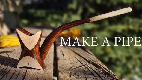 MAKE A PİPE - Simple Wood Pipe - How To Make A Wood Pipe - YouTube