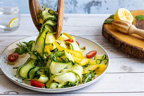 Courgette Salad Recipe - Feed Your Sole