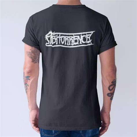 Abhorrence Band T-Sirt, Abhorrence Logo Black Tee Shirt, Death Metal, Finland – Metal Merch T ...